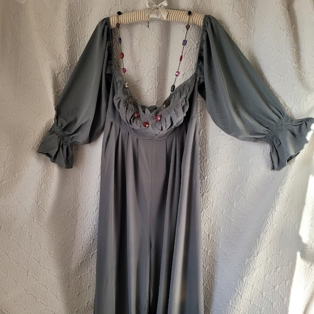 NWT MATERNITY PALAZZO PANT JUMPSUIT SZ 12